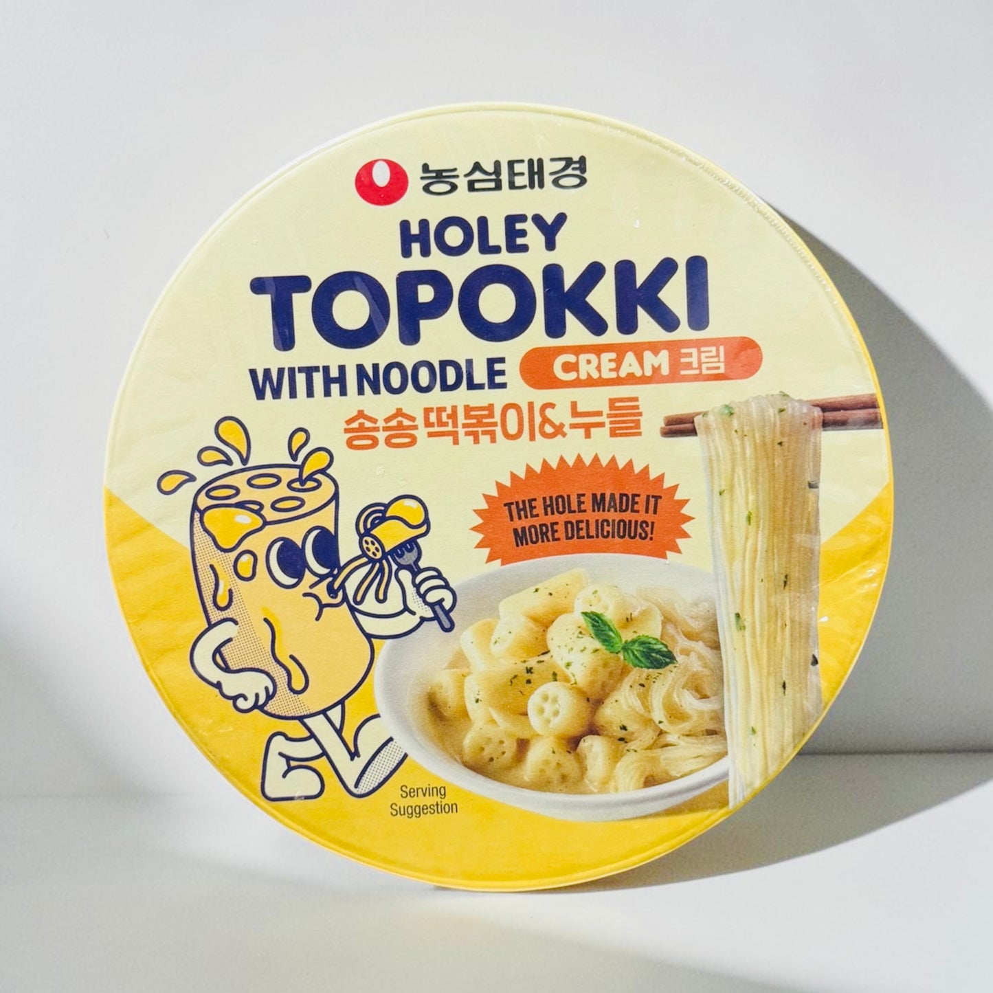 Holey - Topokki Cream with noodle (medio picante)