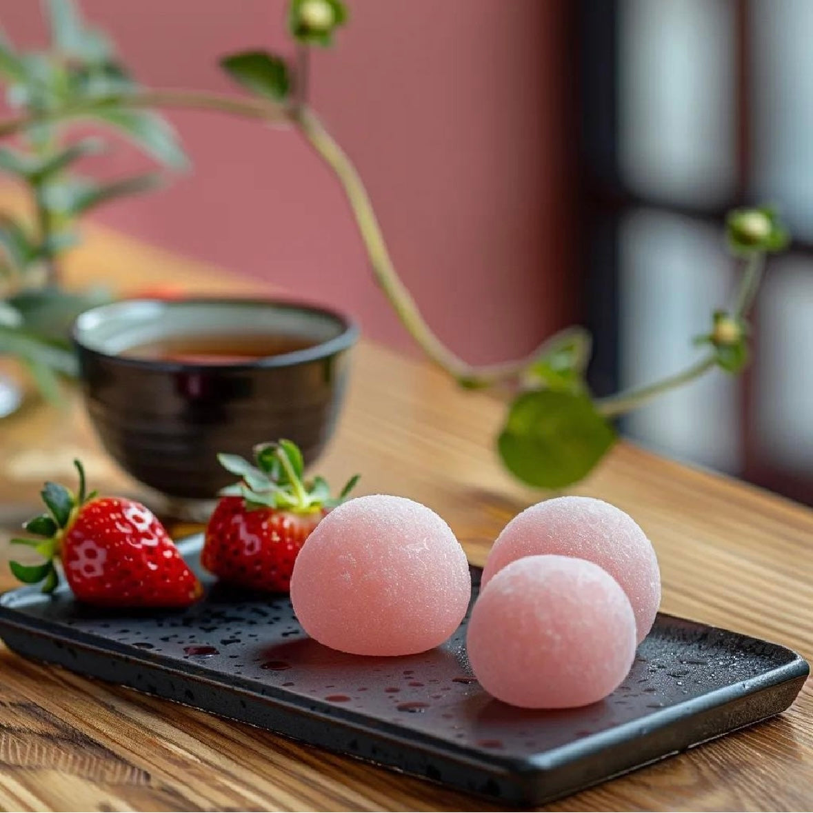 Mochi Fresa 🍓 Japanese Rice Cake