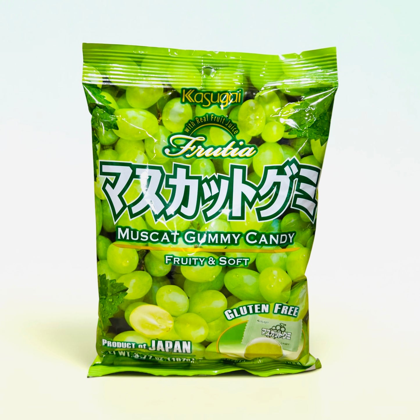 Kasugai - Green Grape Gummy Candy 🍇 Flavor