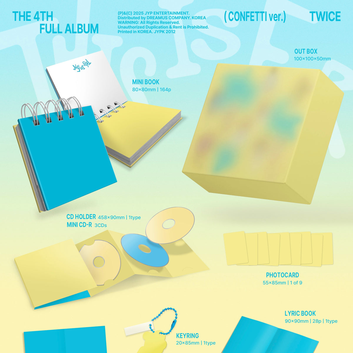 TWICE - 4th Full Album [THIS IS FOR] (CONFETTI ver.)