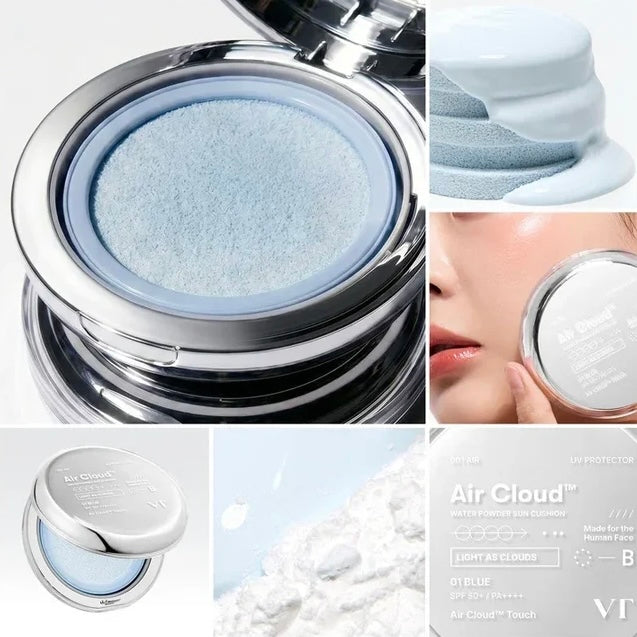 VT - Air Cloud Water Powder Sun Cushion SPF50+ PA++++ 12g