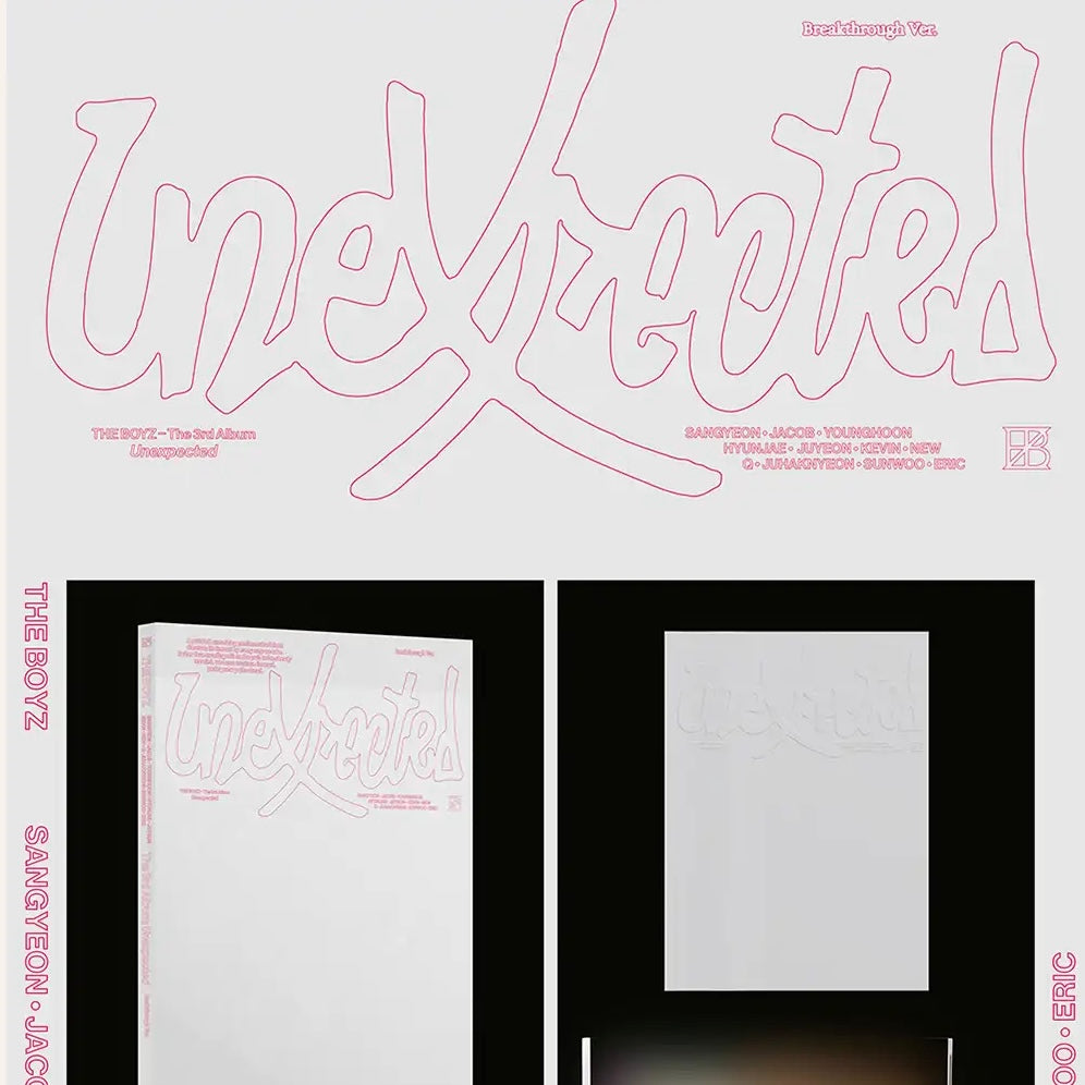 THE BOYZ - The 3rd Album 'Unexpected' (Photobook Ver) (3 TYPES Random)