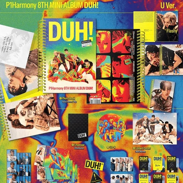 P1Harmony - 8th mini album [DUH!] (2 TYPES Random)