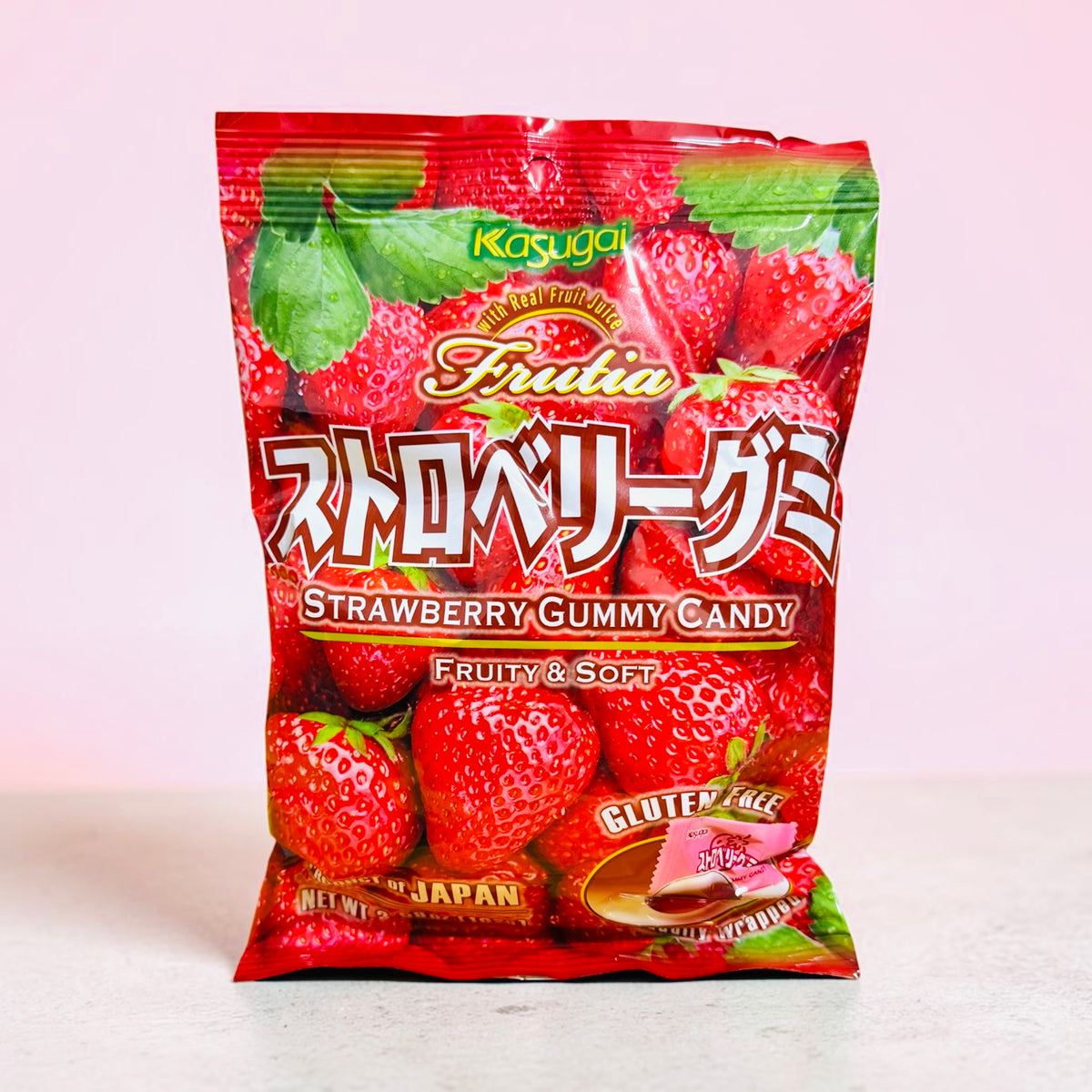 Kasugai - Strawberry Gummy Candy 🍓