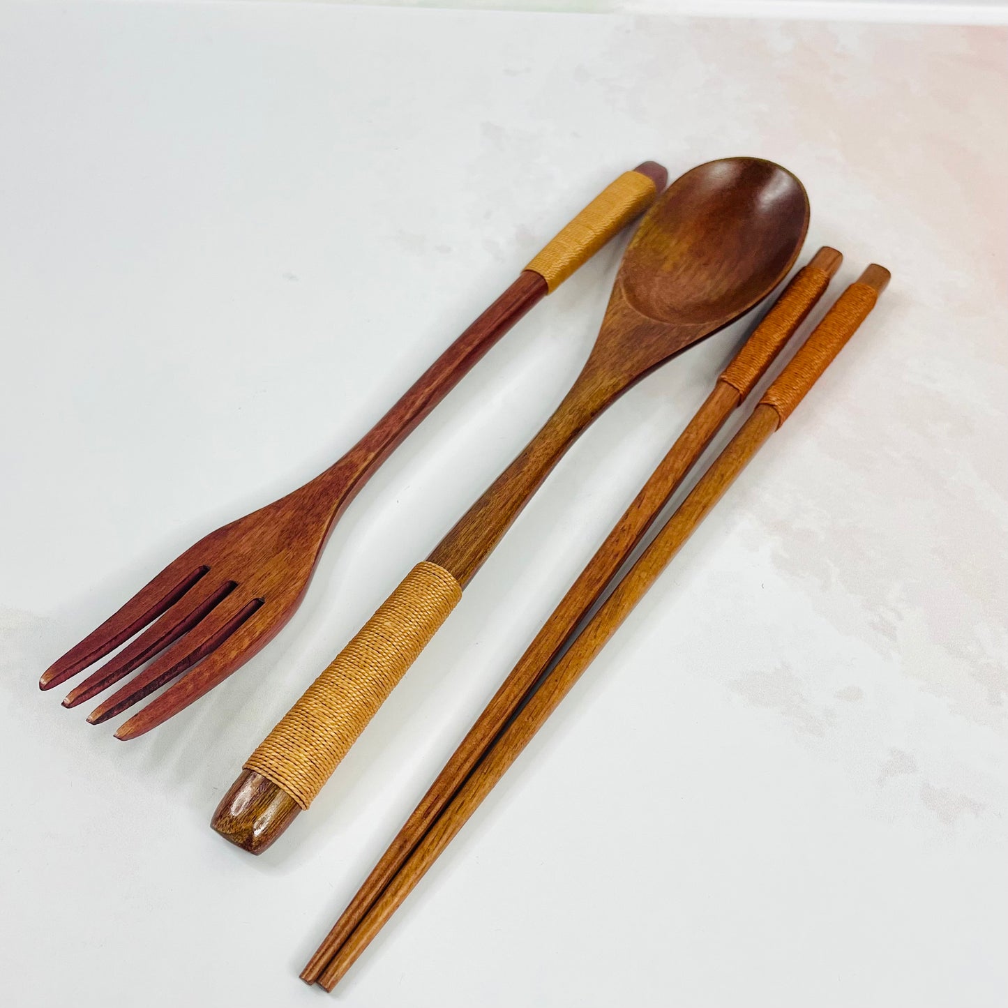 Set de palillos de bambú