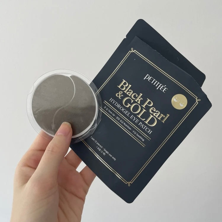 [PETITFEE] Black Pearl & Gold Hydrogel Eye Patch (unidad)