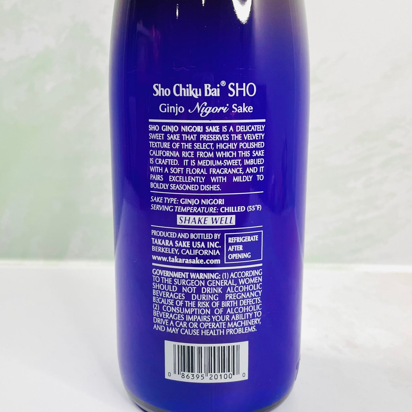 Sho Chiku Bai Ginjo Nigori Sake 720ml
