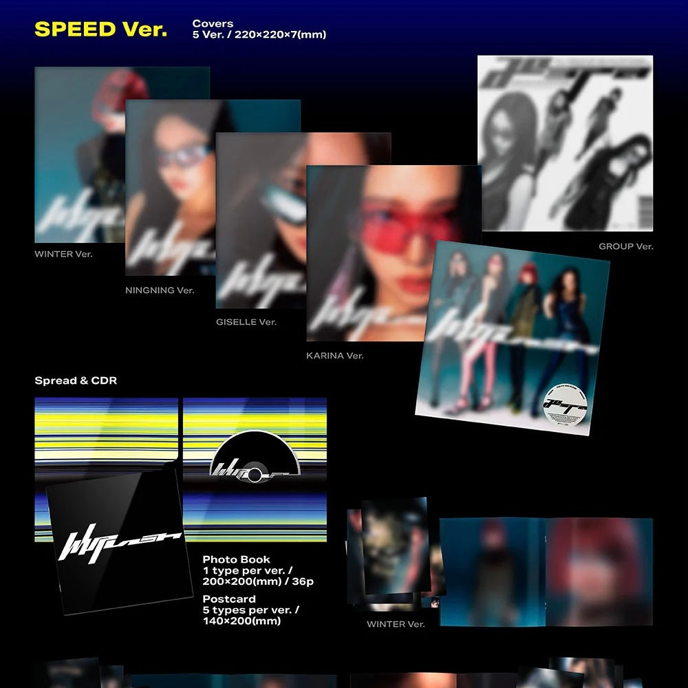 aespa - 5ta Mini Album [Whiplash] (SPEED Ver.) Random ver.