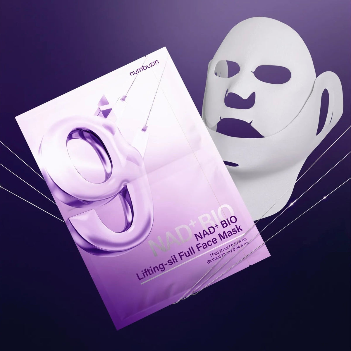 Numbuzin - No.9 NAD Bio Lifting Full Cover Facial Mask (+GWP) (unidad)