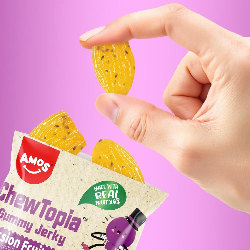 Amos - Chewtopia (passion fruit) Box