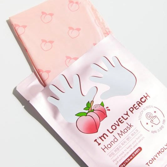 TONYMOLY - Lovely Peach Hand Mask