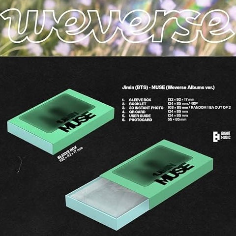 JIMIN (BTS) - 2ND SOLO ALBUM [MUSE] (Weverse Ver.)
