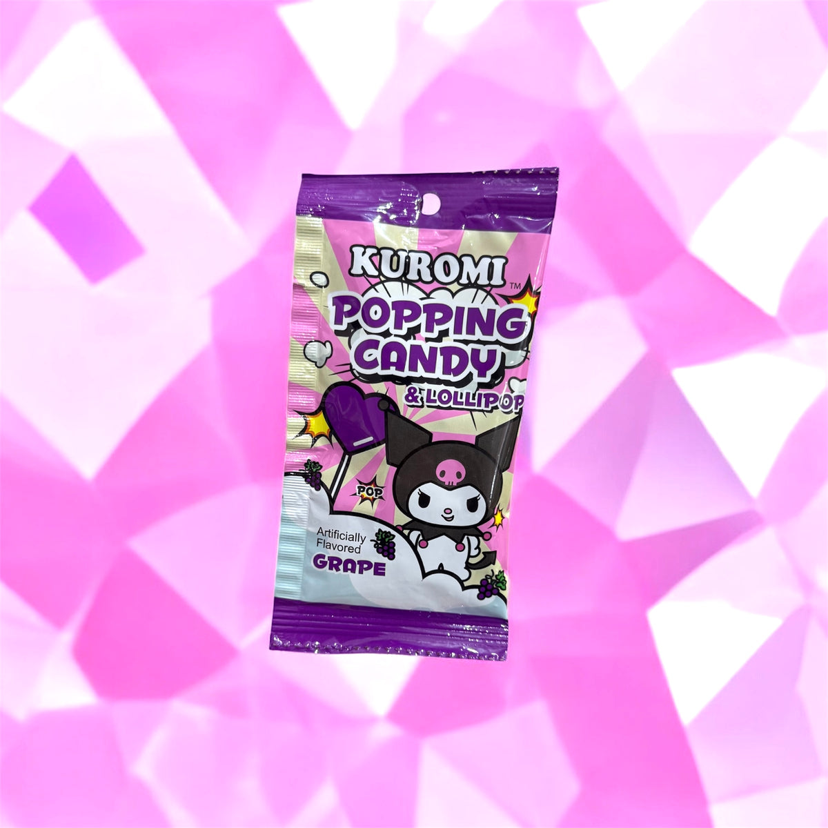 Kuromi - Popping Candy & Lolipop (Grape)