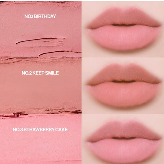 Unleashia - Oh! Happy Day Lip Pencil NO. 3 STRAWBERRY CAKE