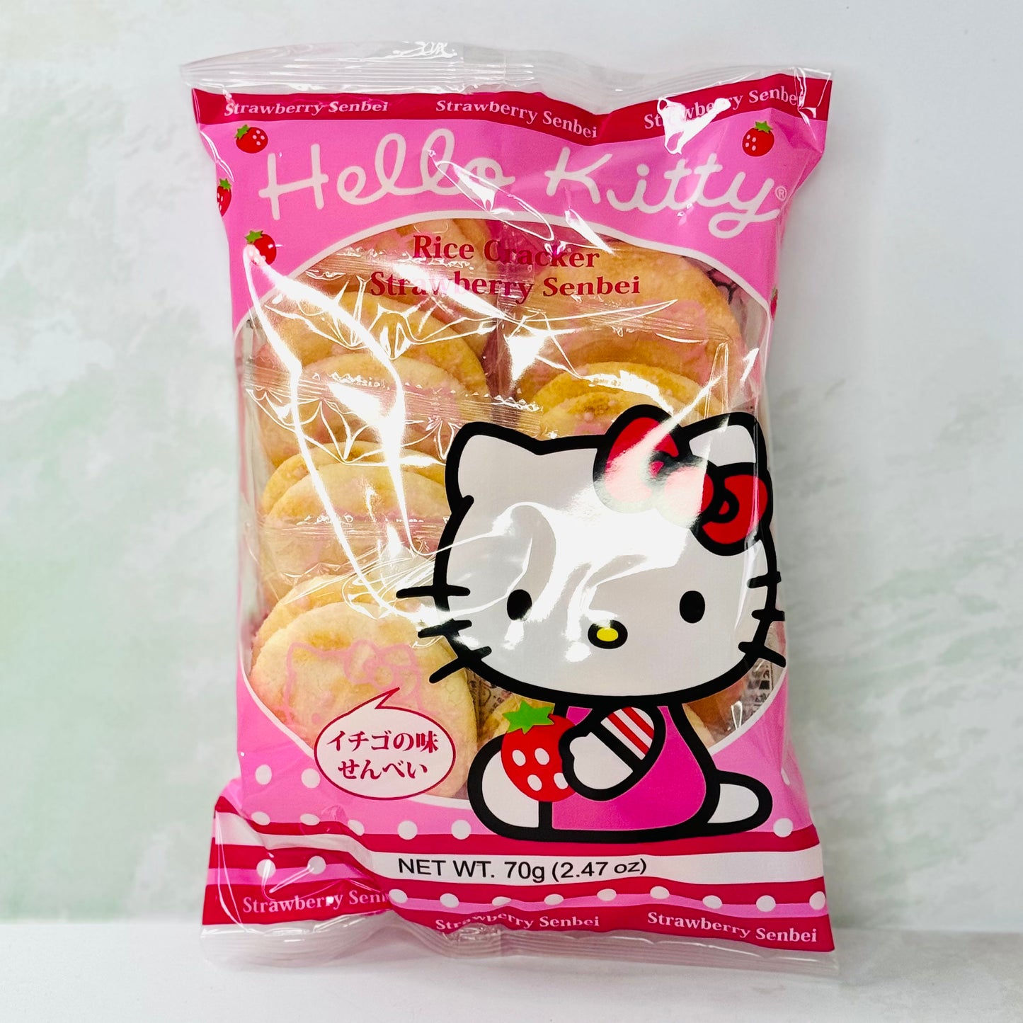 Hello Kitty Strawberry 🍓 Rice Crackers 🍘