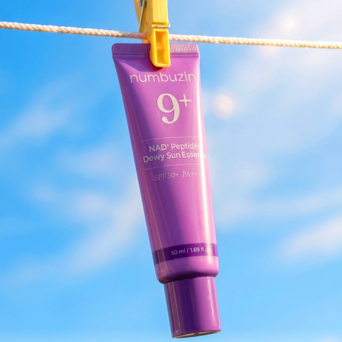 numbuzin - No.9+ NAD+ Peptides Dewy Sun Essence SPF50+ PA++++ 50ml