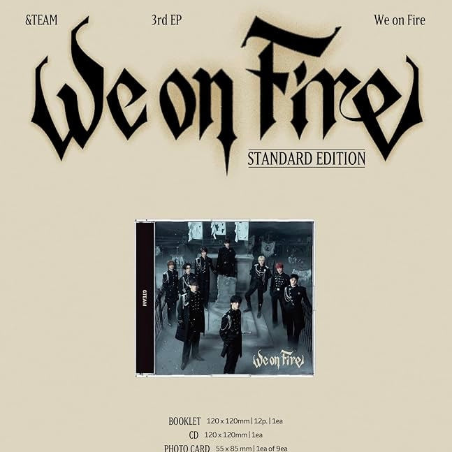 &TEAM - [ We on Fire ] 3rd EP Album (Standard Edition)