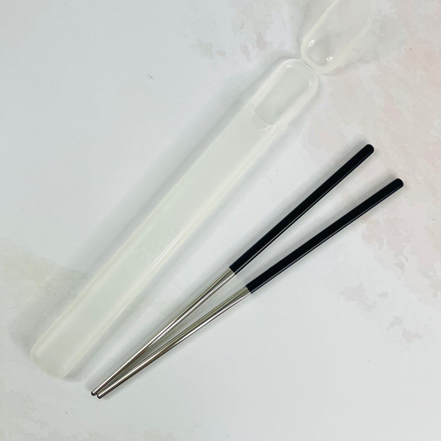 Set de palillos negro&plateado