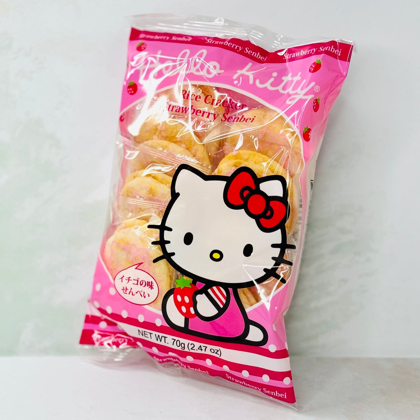 Hello Kitty Strawberry 🍓 Rice Crackers 🍘