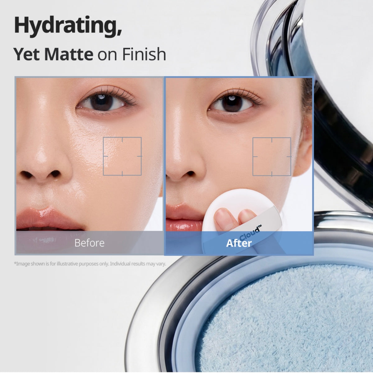 VT - Air Cloud Water Powder Sun Cushion SPF50+ PA++++ 12g