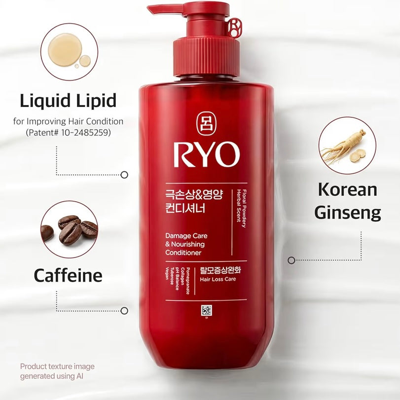 Ryo - Damage & Care Nourishing Conditioner 480ml