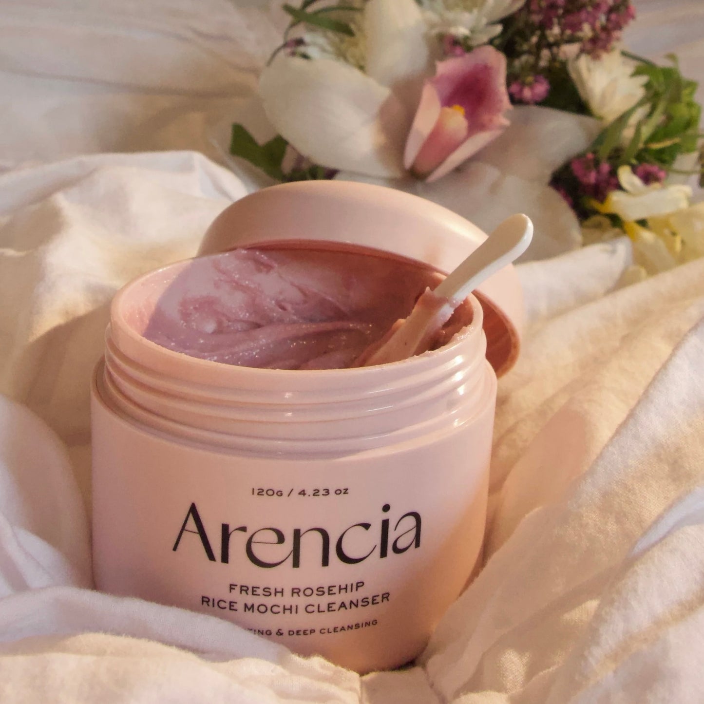 ARENCIA -  Fresh Rosehip Rice Mochi Cleanser 120g