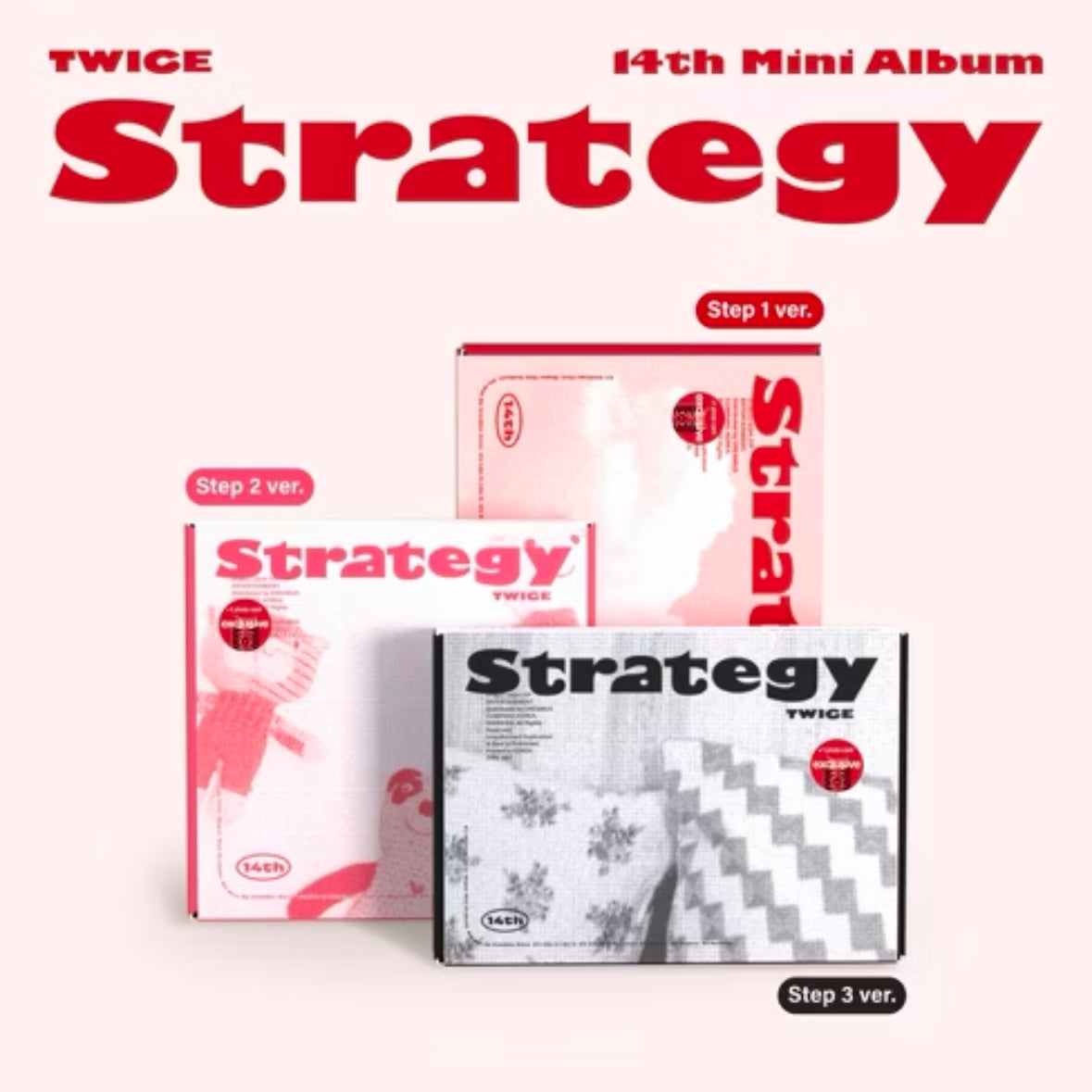 Twice - 14th Mini Album [STRATEGY] (3 TYPE Random)
