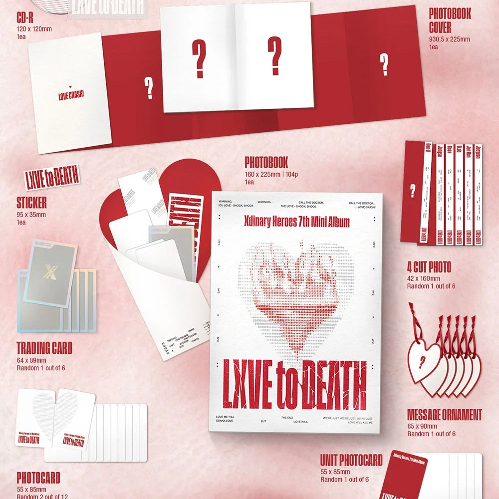 Xdinary Heroes - 7th Mini Album [LXVE to DEATH] (Phtobook Ver.) (Random Ver.)