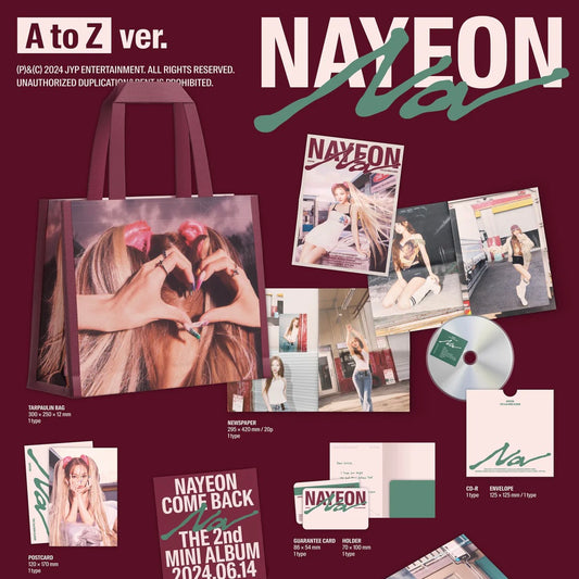 NAYEON (TWICE) - 2ND MINI ALBUM [NA] (Edition A to Z Ver.)