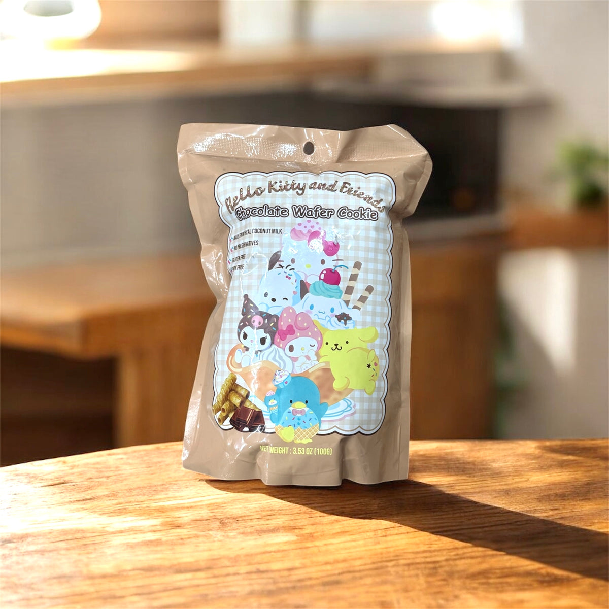 Hello Kitty Chocolate Waffle Cookie