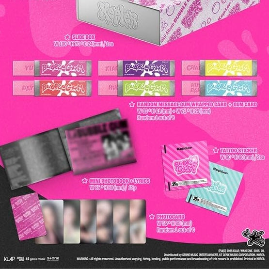 Kep1er - 7th Mini Album [BUBBLE GUM] (RUSH ver.)