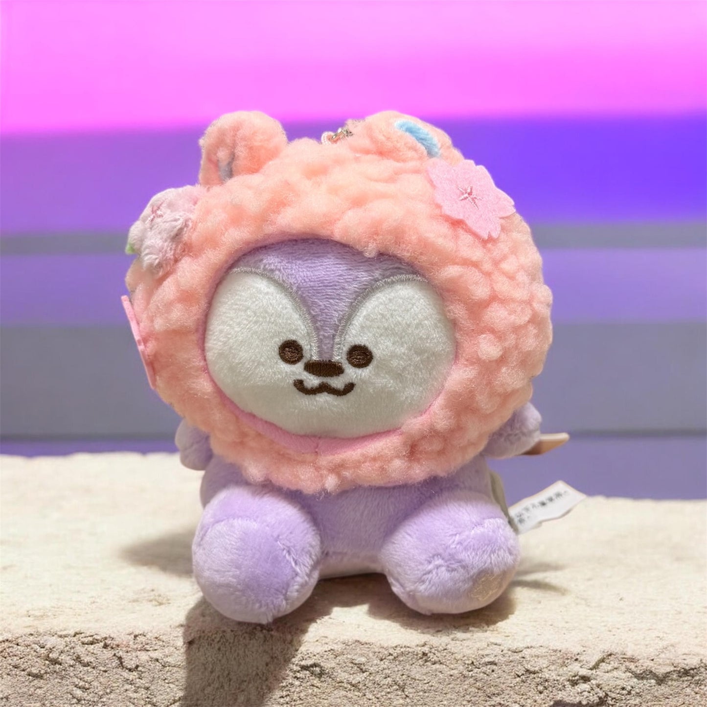 BTS - BT21 PINK HOODIE MANG
