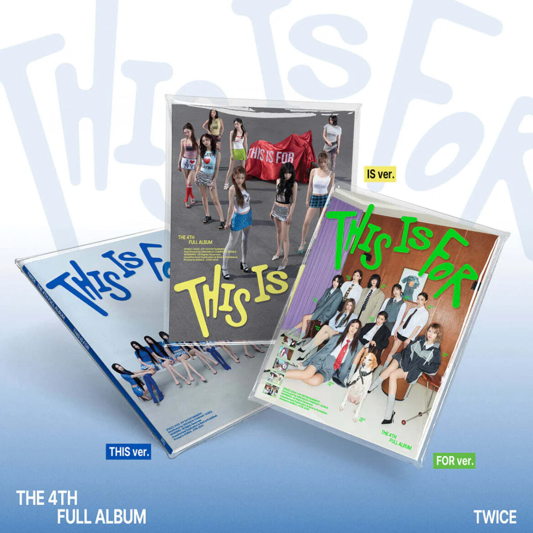 TWICE - 4th Full Album [THIS IS FOR] (3 TYPES Random)