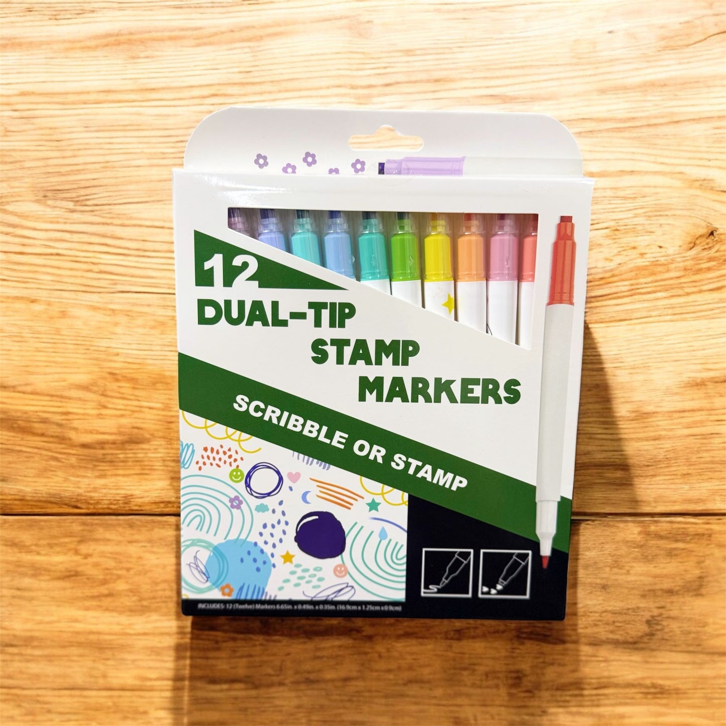 Dual-Tip Stamp Markers