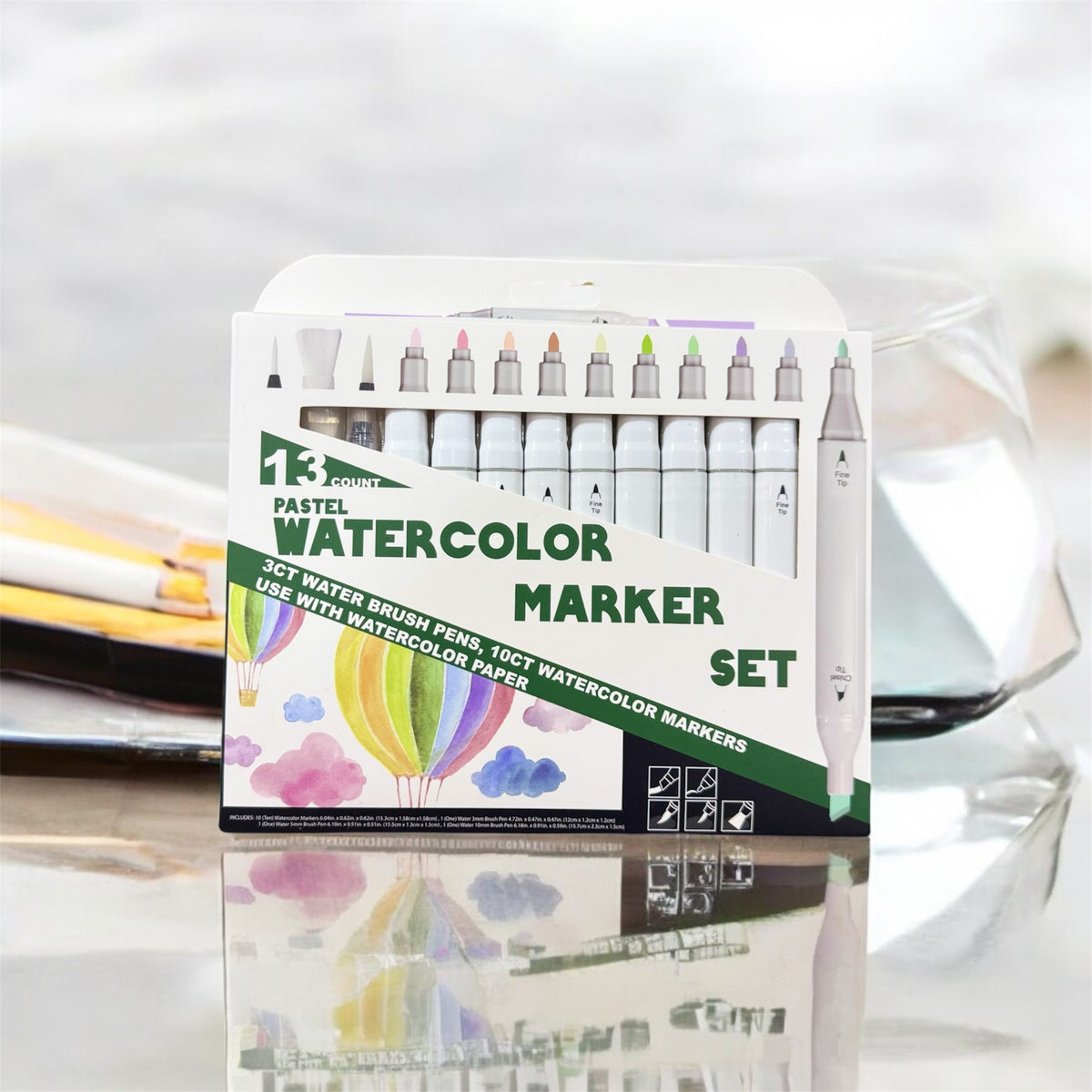 Watercolor Market Set