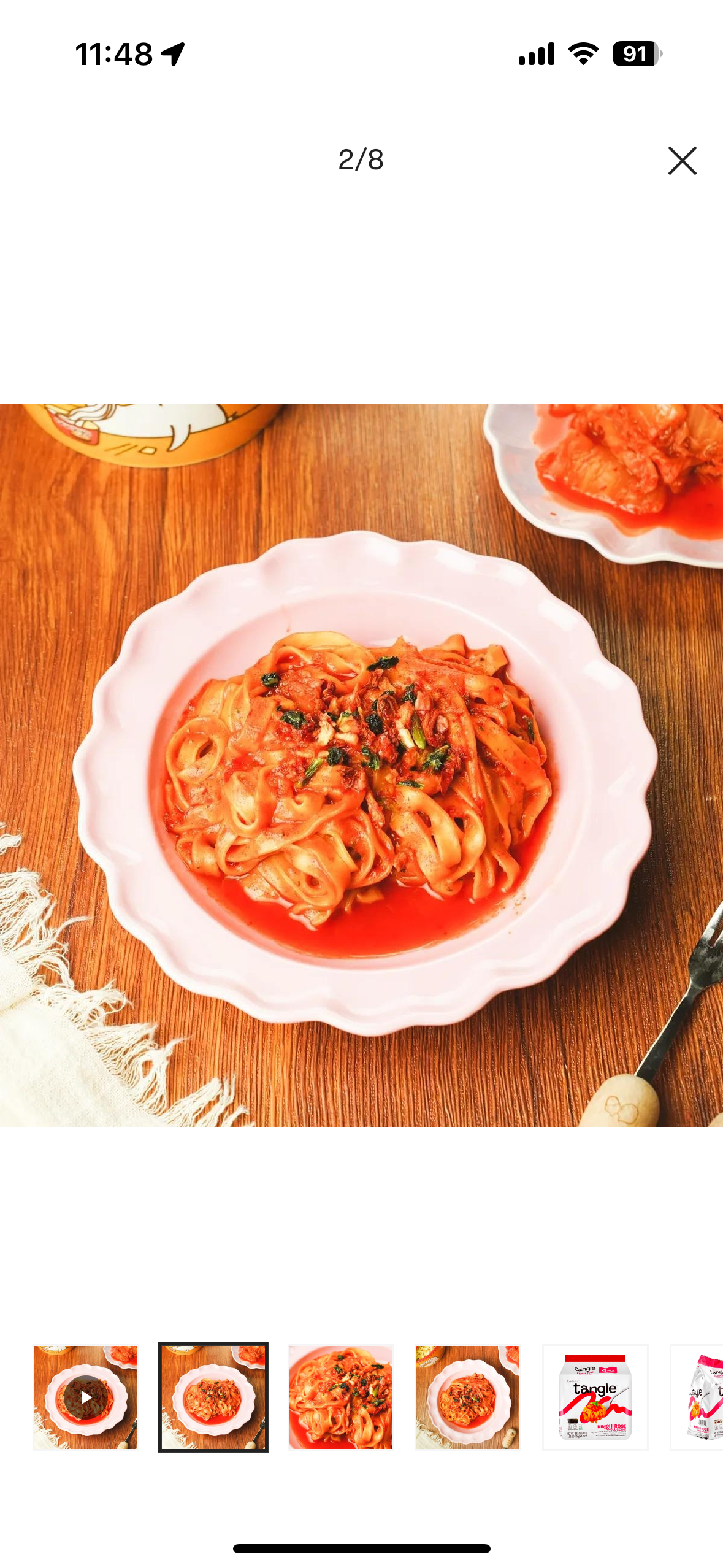 Samyang - Tangle Kimchi Rose Tangluccine Ramen