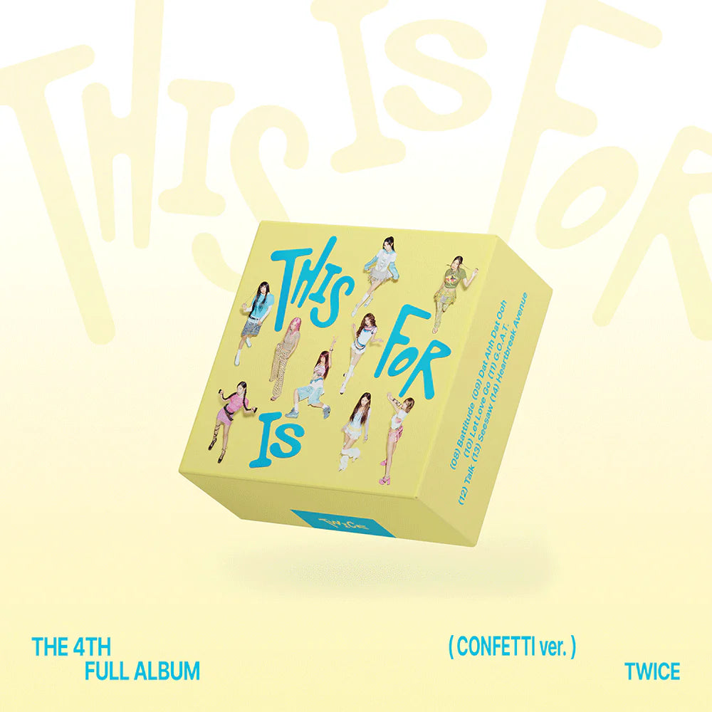TWICE - 4th Full Album [THIS IS FOR] (CONFETTI ver.)