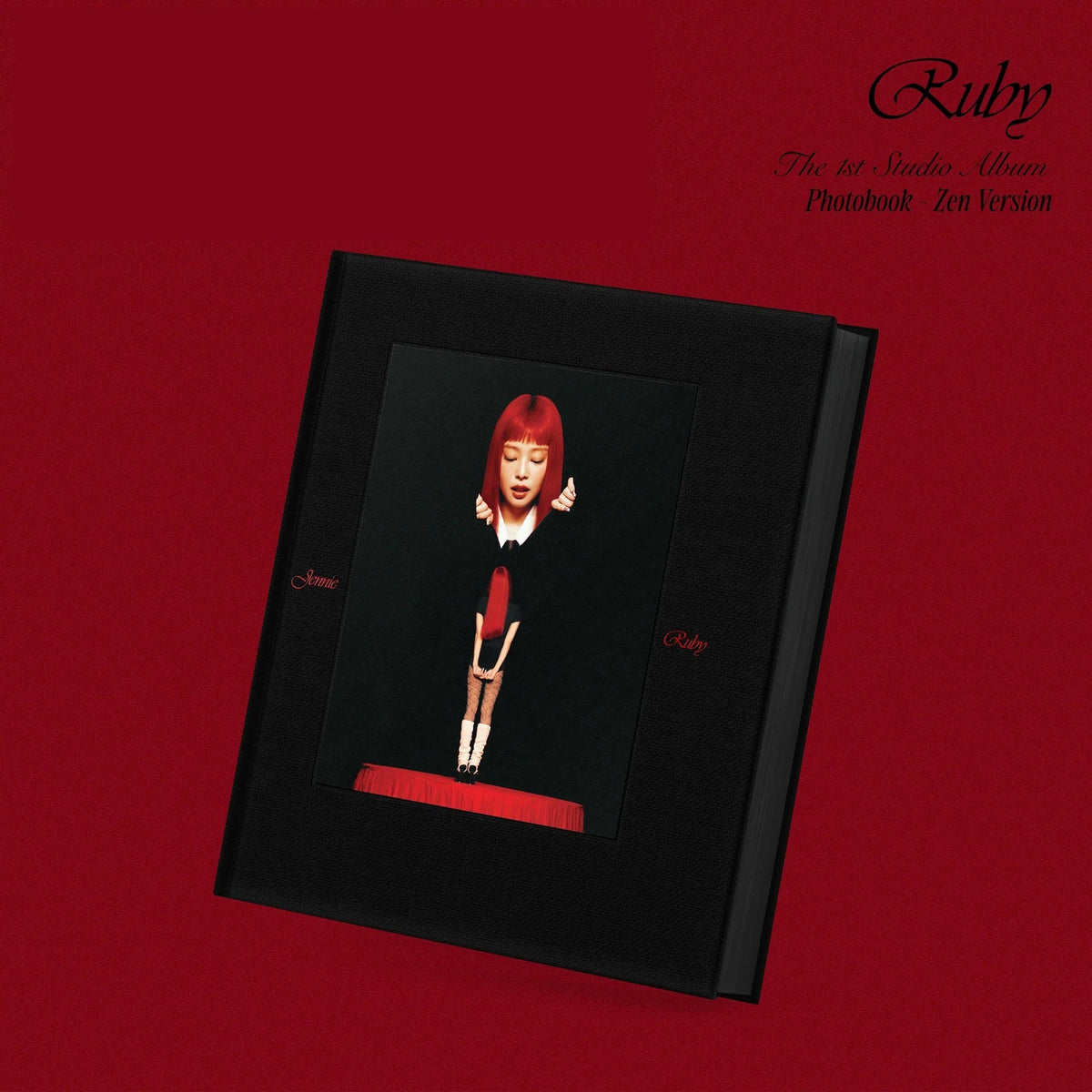 Jennie BlackPink - The First Studio Album [RUBY] Photobook 2 TYPE RANDOM