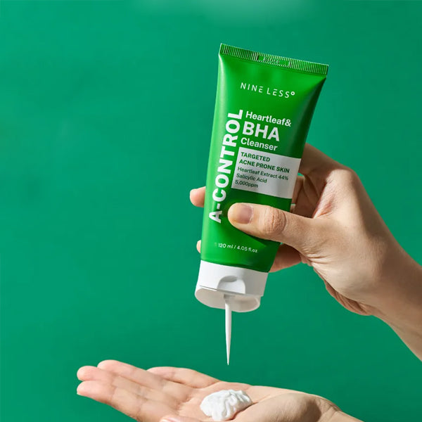 Nine Less - A-Control Heartleaf & BHA Cleanser