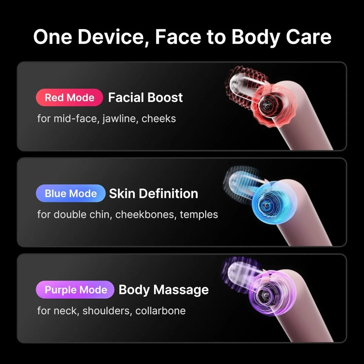 medicube - AGE-R Booster Face Roller Head Only