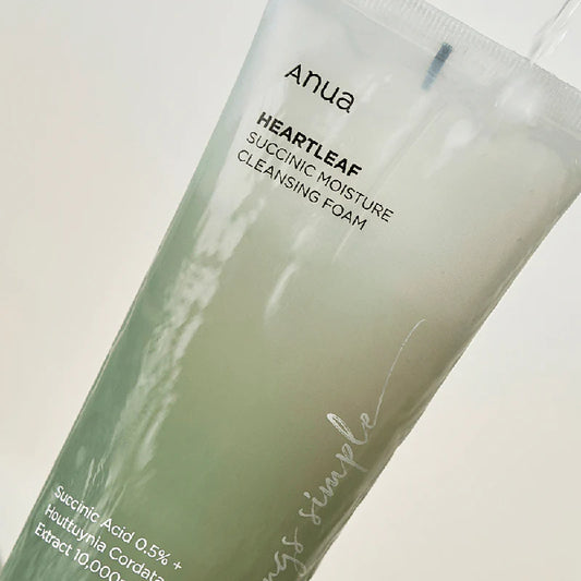 Anua - Heartleaf Succinic Moisture Cleansing Foam 150ml