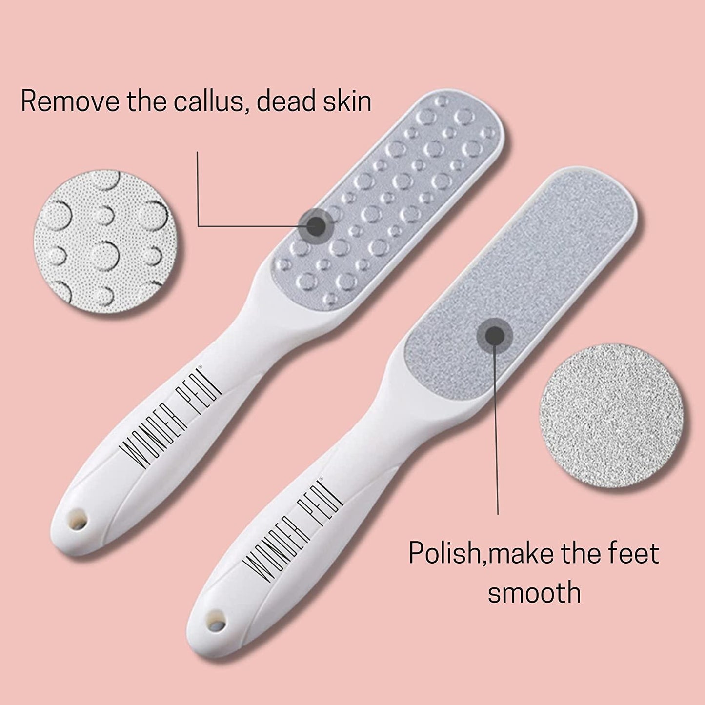 Callus Remover Kit for Feet: Foot File & Peeling Foot Spray