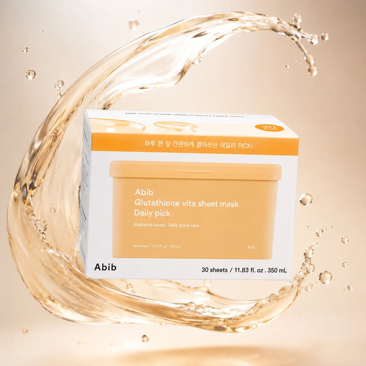 Abib - Glutathione Vita Sheet Mask 350ml (30 sheets)