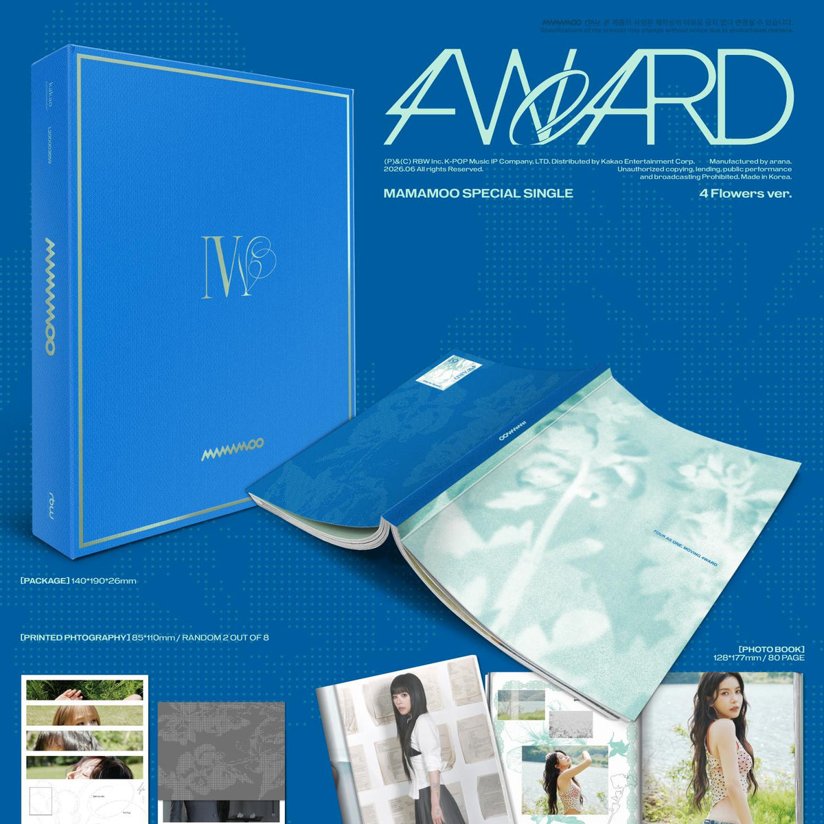 MAMAMOO - Special Single [4WARD] (4 Flowers ver.)