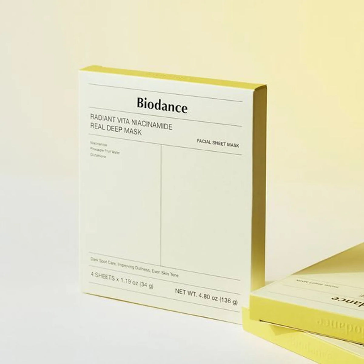 BioDance - Radiant Vita Niacinamide Real Deep Mask (CAJA)