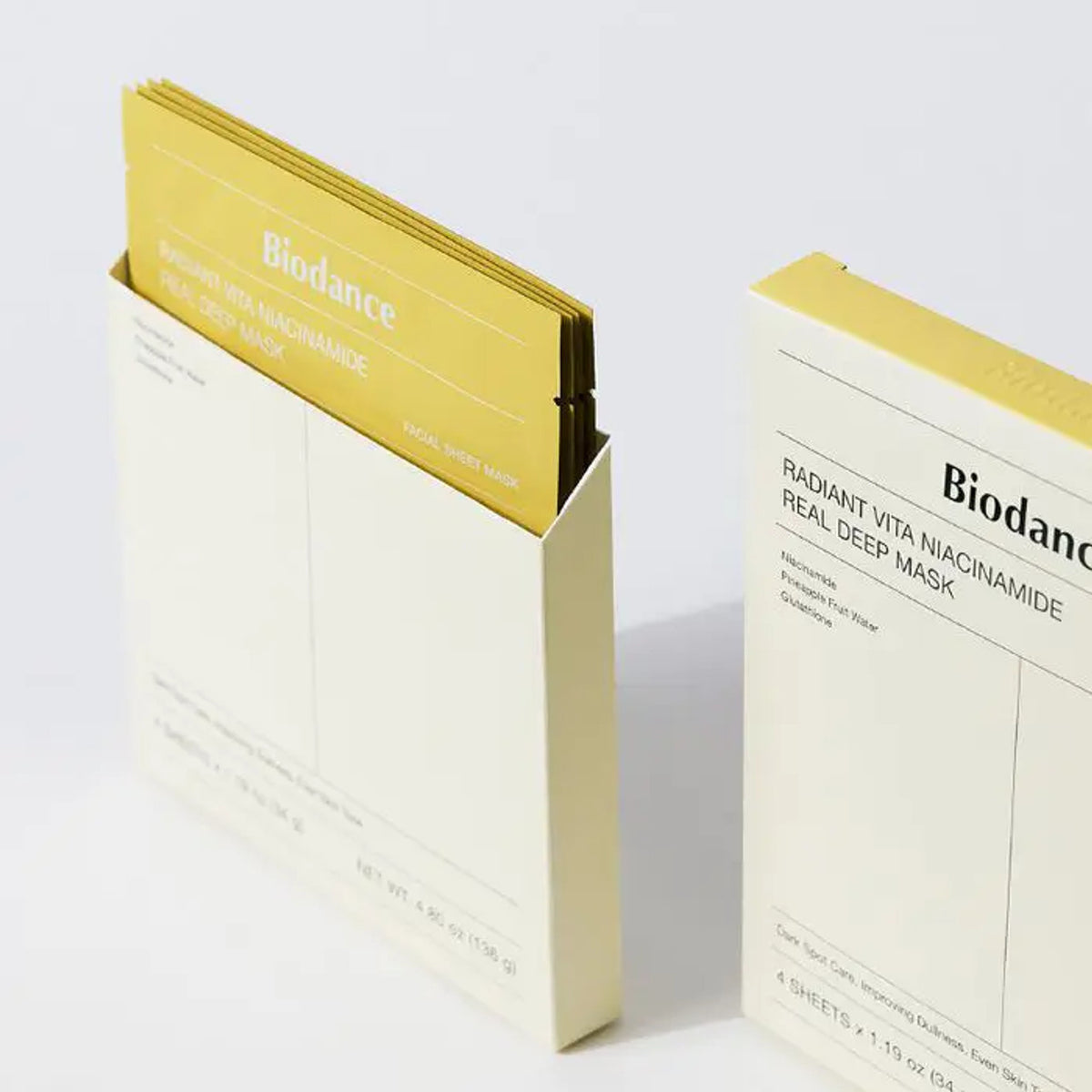 BioDance - Radiant Vita Niacinamide Real Deep Mask (CAJA)