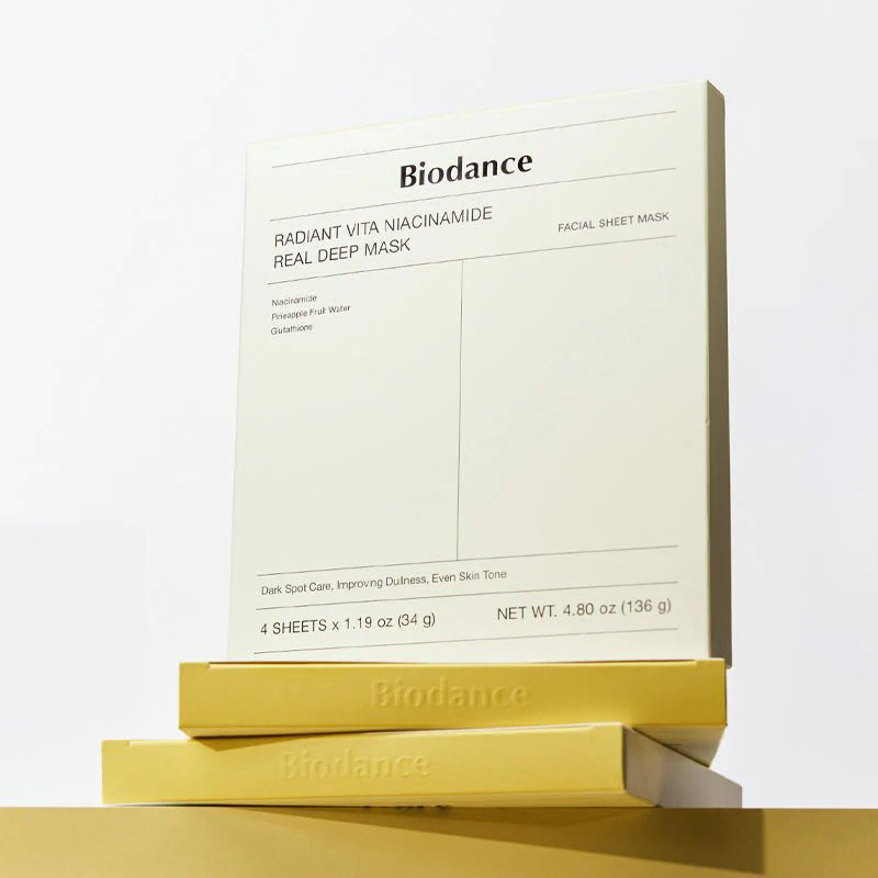 BioDance - Radiant Vita Niacinamide Real Deep Mask (CAJA)