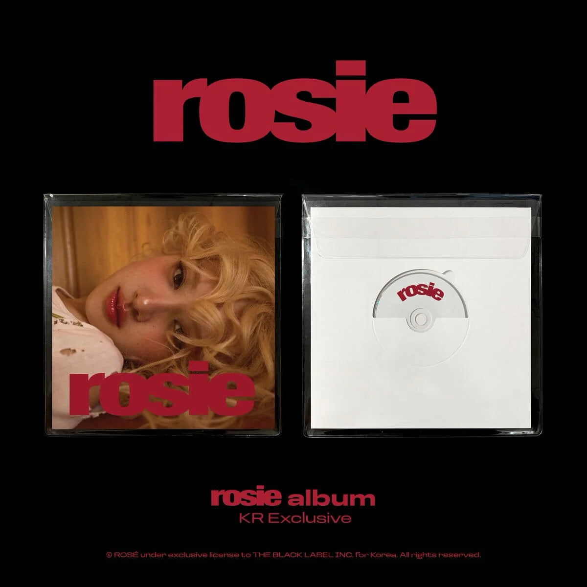 ROSÉ (BLACKPINK) - 1st Studio Album [rosie] (KR Exclusive Ver)