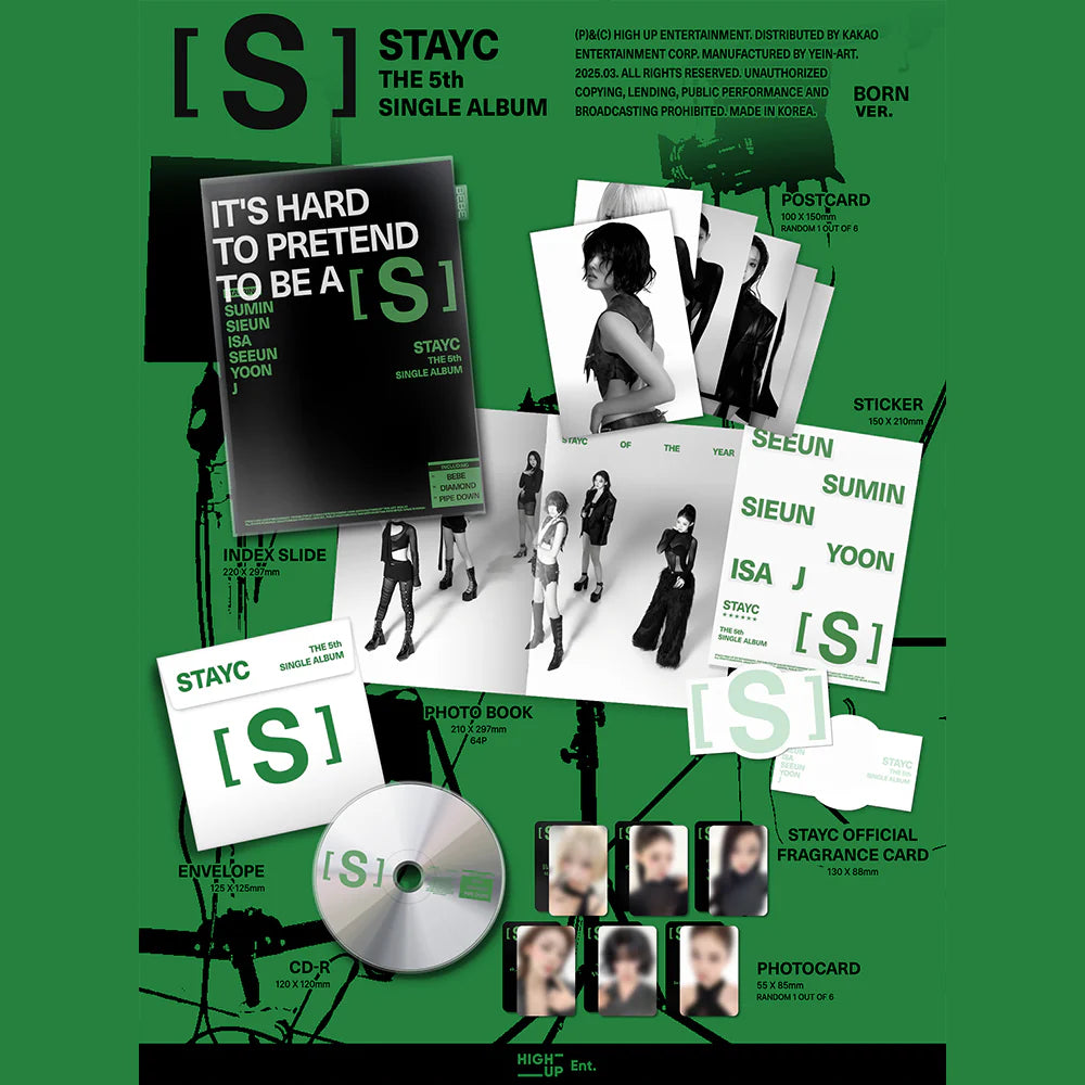 STAYC - 5th Single Album [S] (2 TYPES Random)
