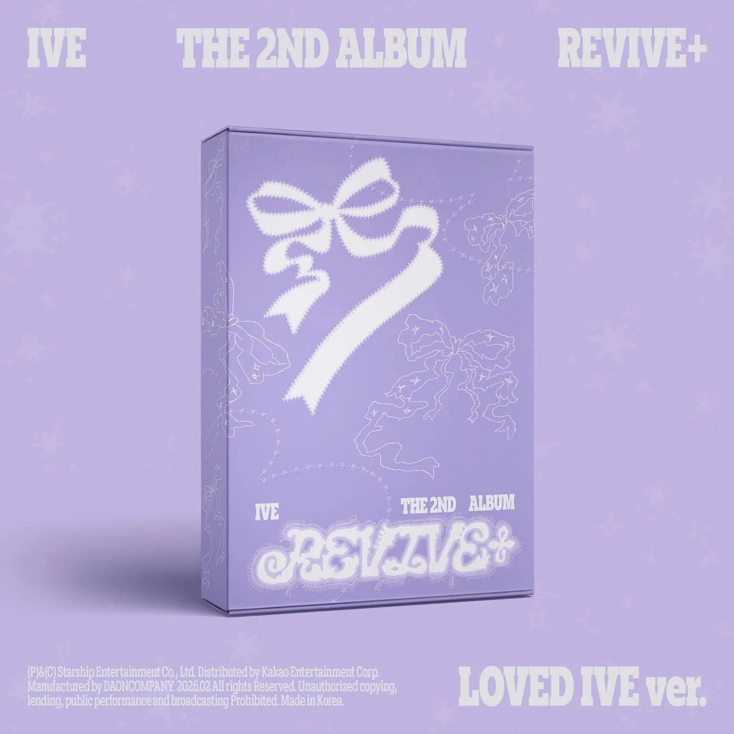 IVE - THE 2ND ALBUM [REVIVE+] (LOVED IVE ver.) (Limited Ver.) (2 TYPES Random Ver.)
